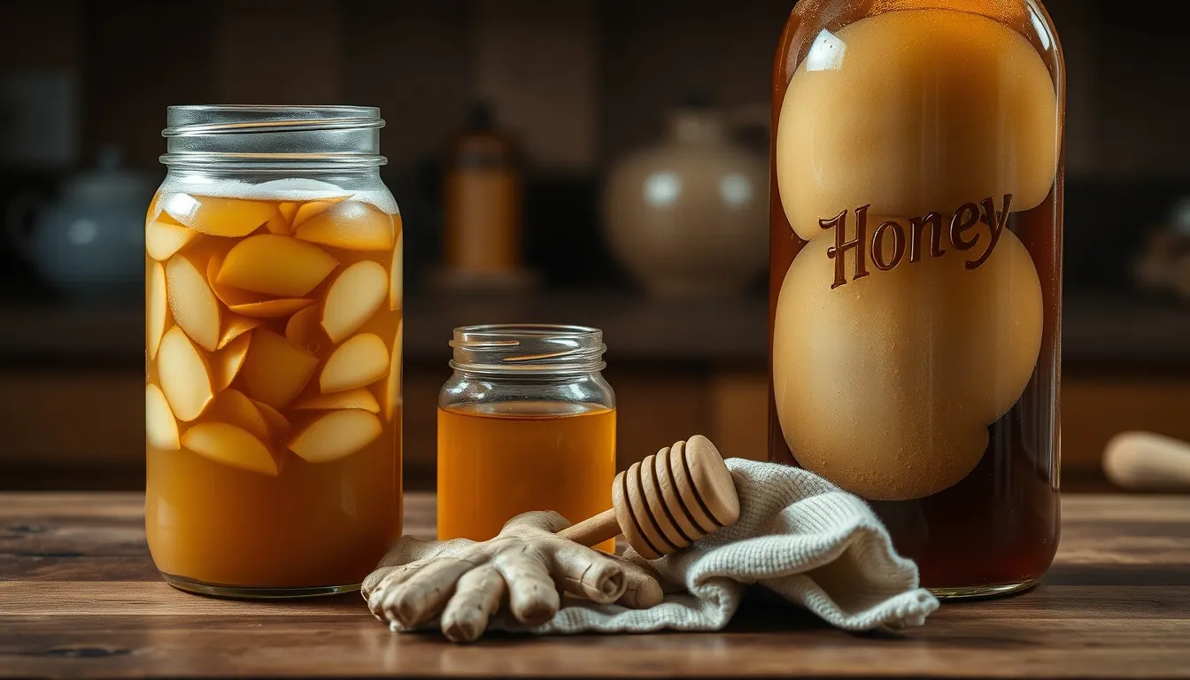 Honey Ginger Bug vs Kombucha: How a Wild Liquid Starter Differs from a SCOBY