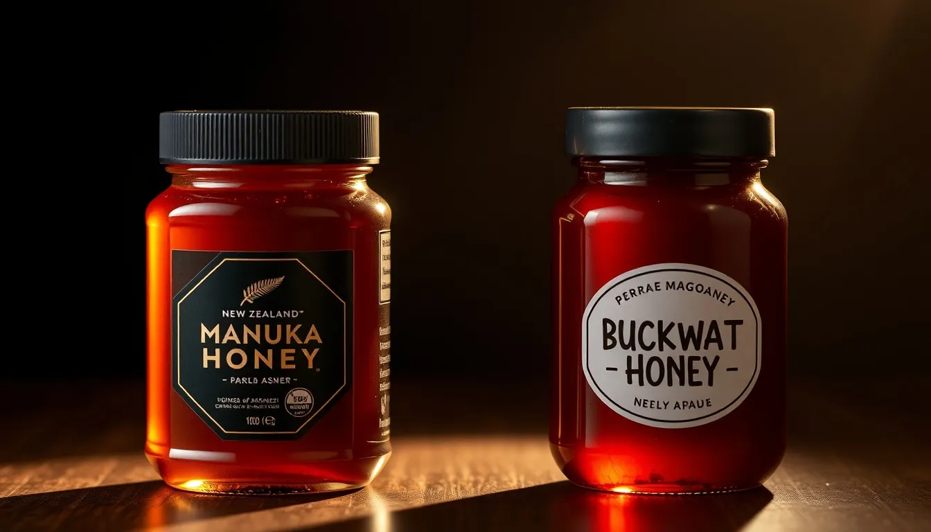 Manuka Honey vs Buckwheat Honey — honey comparison