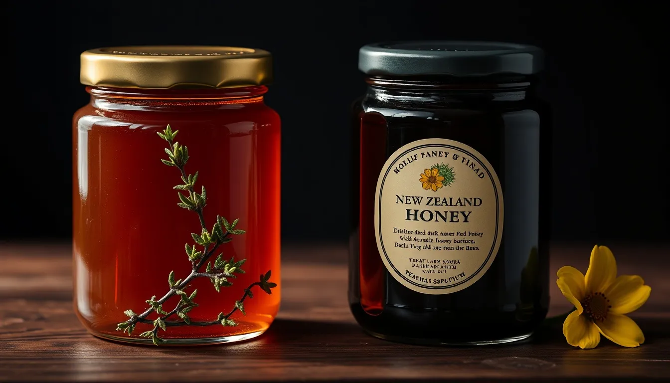Thyme Honey vs Manuka Honey — honey comparison