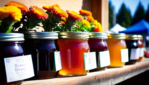Pike Place Market Honey Vendors