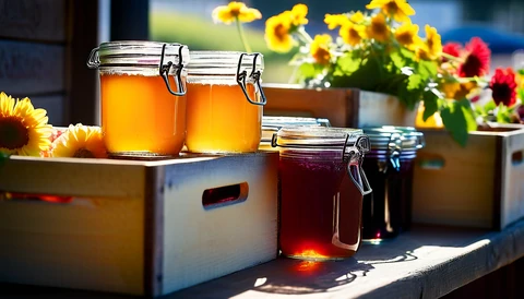 Portland Saturday Market Honey Vendors
