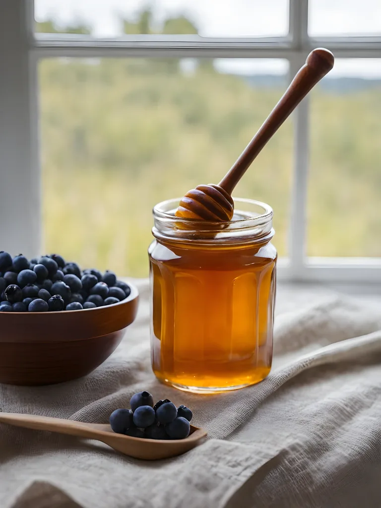 Honey Bee Naturals Blueberry Blossom Honey — Blueberry honey from Canada