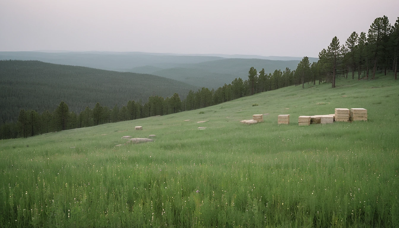 South Dakota Black Hills landscape with granite peaks meeting Great Plains prairie