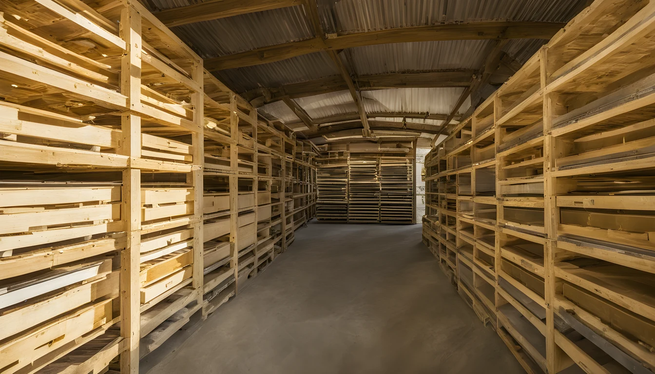 Illustration of a beekeeping supply store