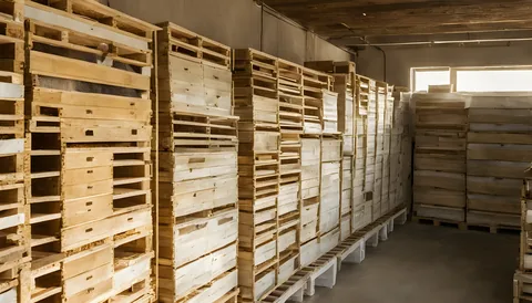 Illustration of a beekeeping supply store