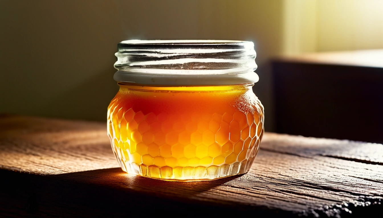 Honey jars and beekeeper tools illustrating distinct honey price channels
