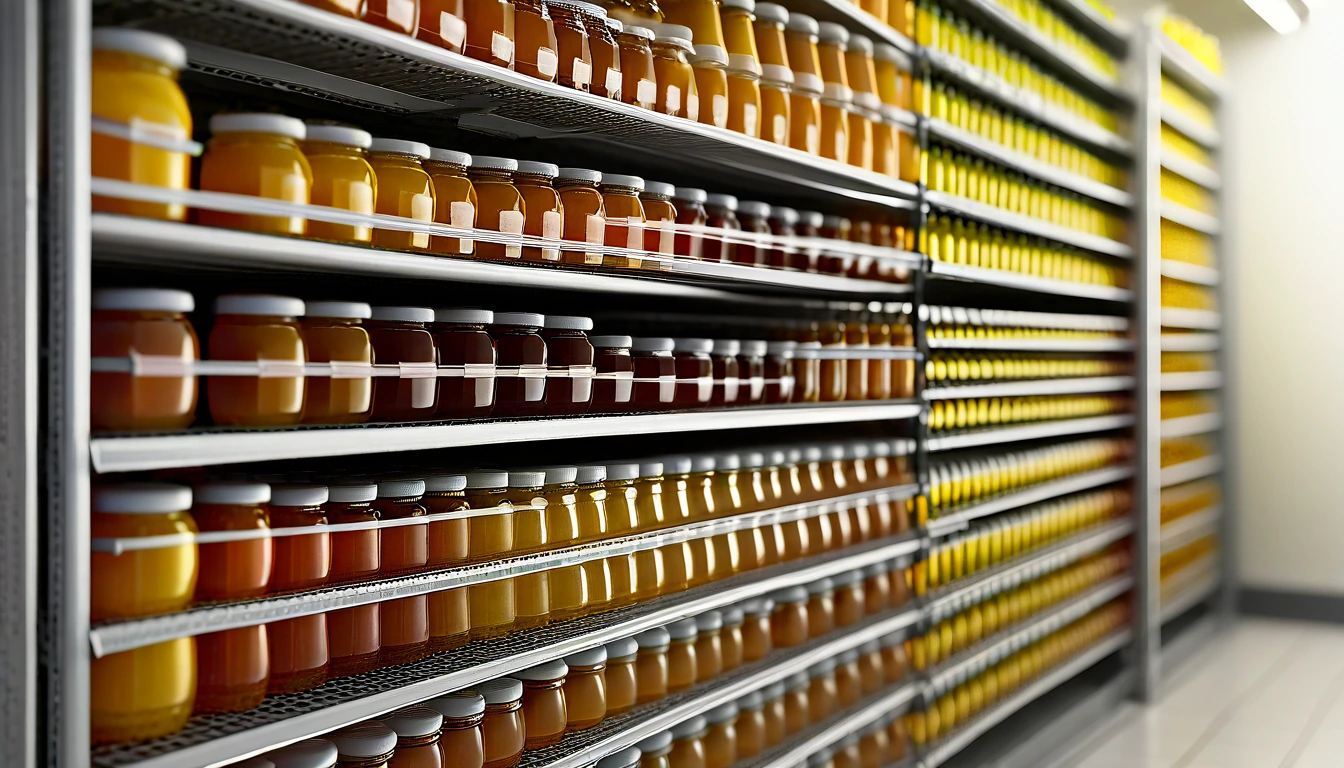 Retail honey jars